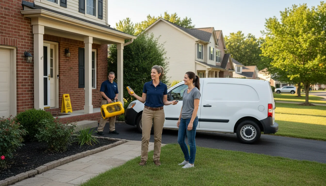 Residential water damage restoration in Zumbrota, MN
